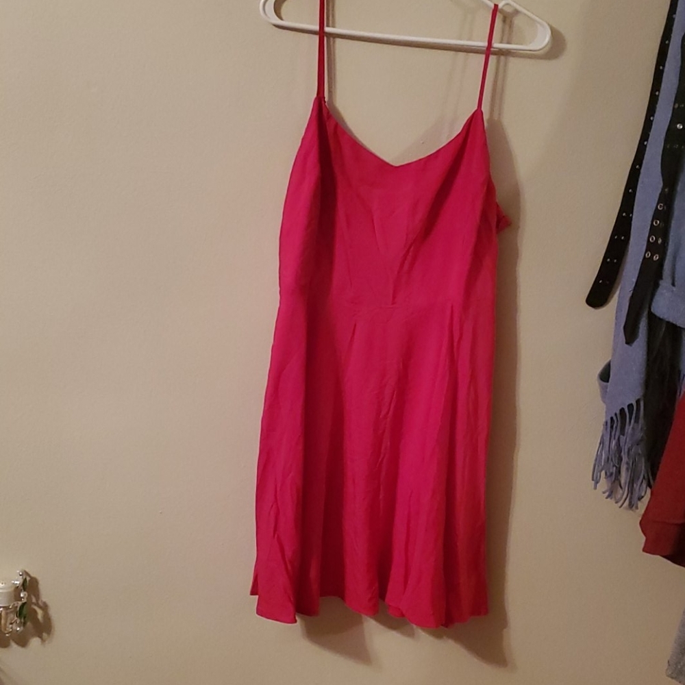 Pink fit and Flare dress